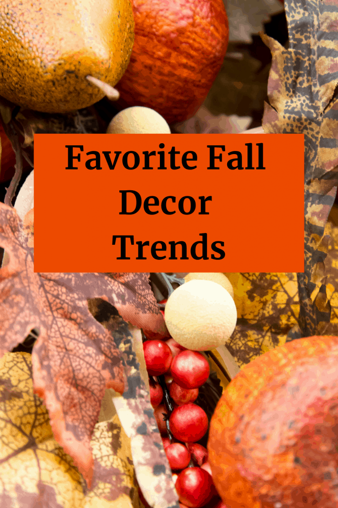 Fall Decor Trends - Fall Decorating featuring pumpkins and autumn leaves