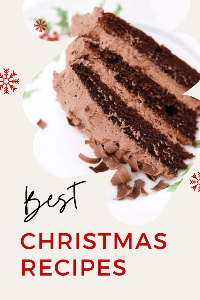 best holiday recipes including chocolate mousse cake! 